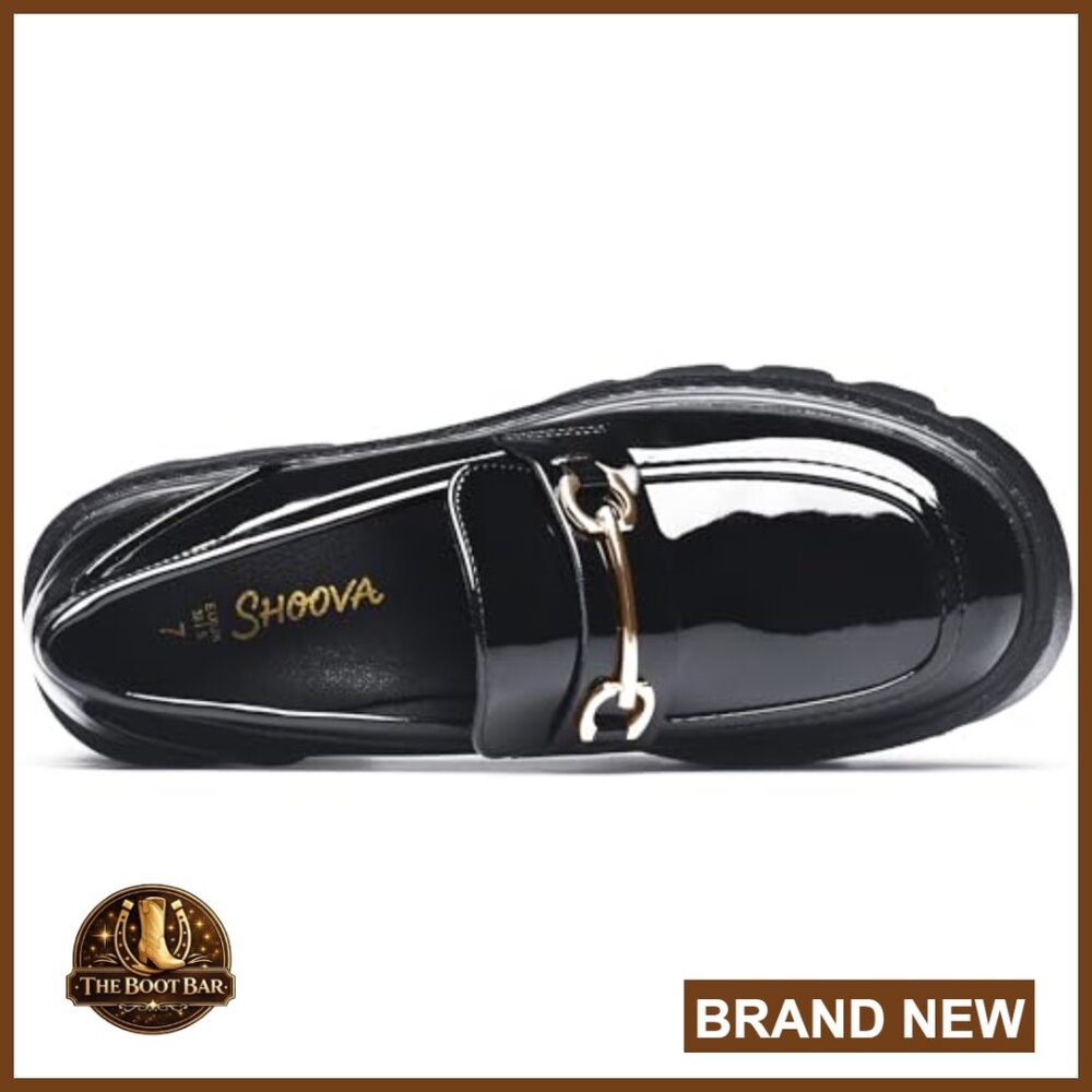 Chunky Platform Loafers, Comfortable Business Cas… - image 4